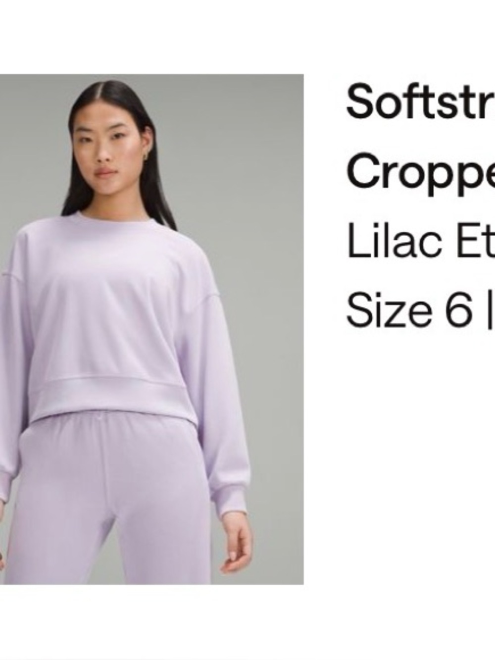lululemon athletica Lilac Ether Kids Sweatpants